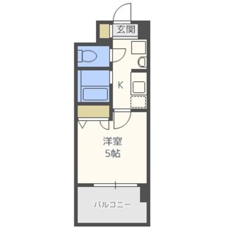 エスリード南堀江リバーサイドの物件間取画像